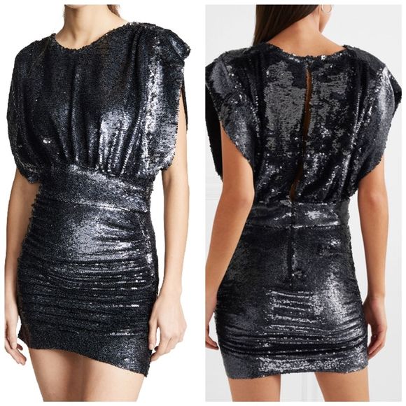IRO Dresses & Skirts - IRO MIRACLE SEQUINED STRETCH-JERSEY